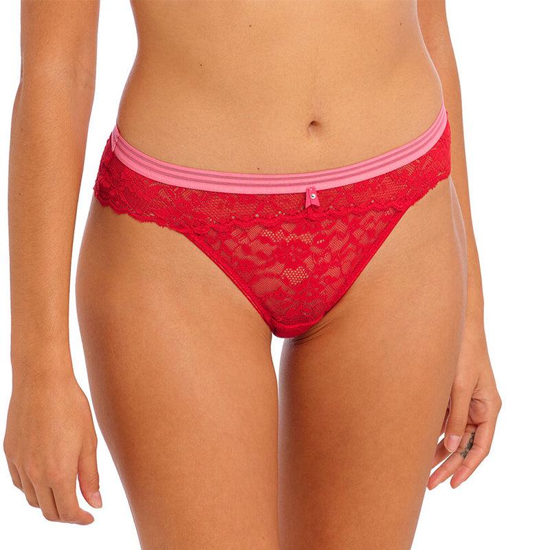 Freya Offbeat rød brazilian trusse - fri fragt!