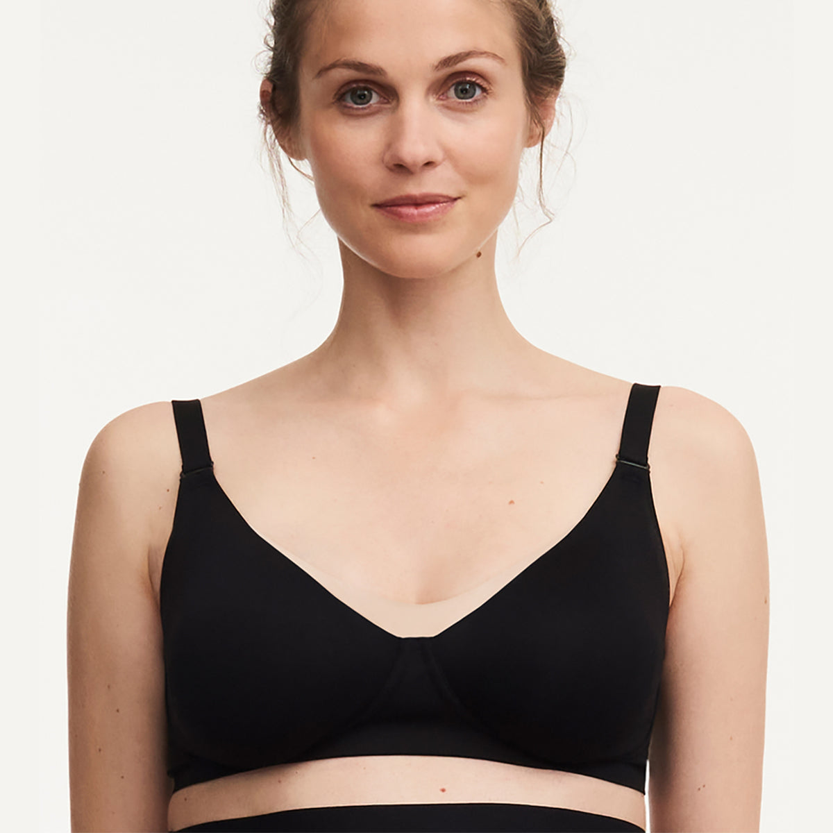 Chantelle Pure Maternity Amme BH i Sort - Fri Fragt!