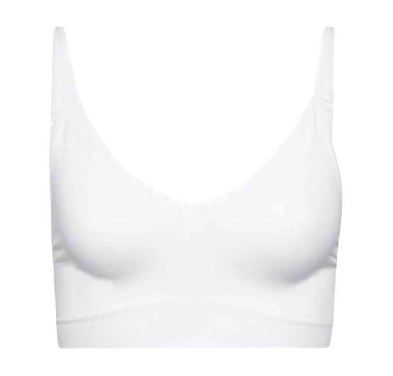 Decoy BH-top med smalle stropper - Hvid