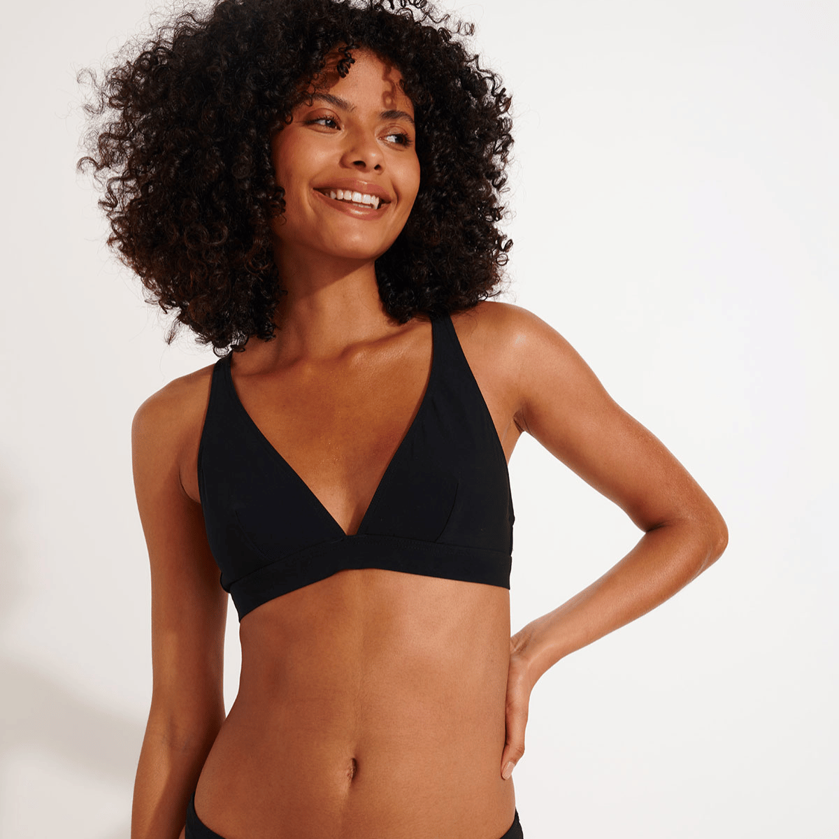 Banana Moon Drino bikini top uden bøjle, sort, Størrelse: S, Dame